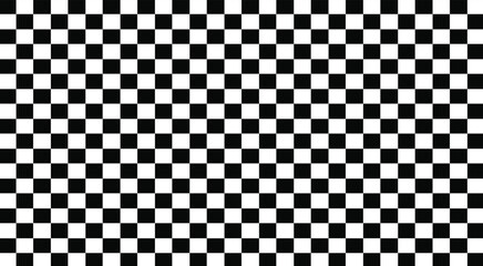 Black and White Chess Pattern