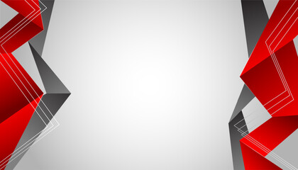 Abstract red gray gray white blank space modern futuristic background vector illustration design. Vector illustration design for presentation, banner, cover, web, card, poster, wallpaper