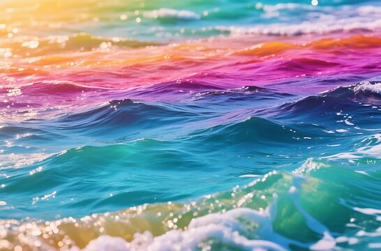 colorful acean background