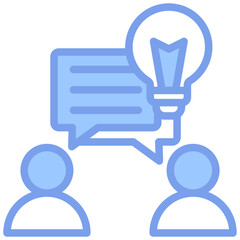 Resolution Blue Icon