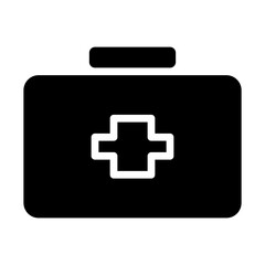 First Aid Kit Glyph icons
