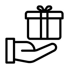 Gift box icon