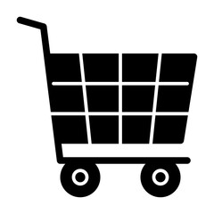 Shopping cart solid icon
