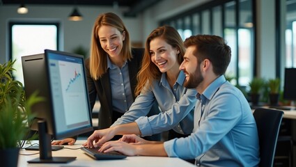 Fototapeta premium business people working in office
