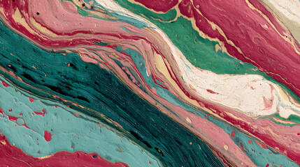 A Swirling Symphony of Color and Texture An Abstract Painting Effect Creating a Visually Captivating and Intriguing Wallpaper Design