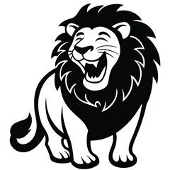 Obraz premium Lion-laugh. 