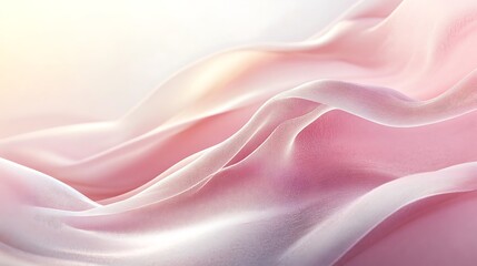 Obraz premium Abstract soft pink waves