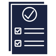 accepted icon blue style