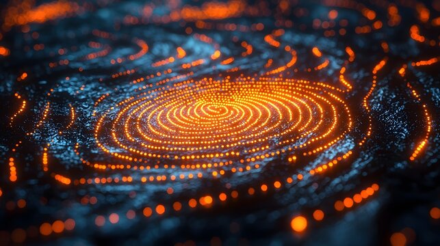 Digital fingerprint representing secure identity verification and encryption