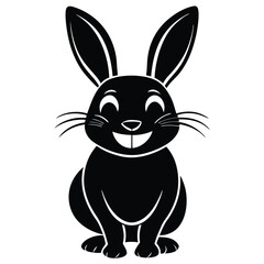 Fototapeta premium Adorable smiling-rabbit 
