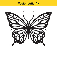 A vector butterfly.
