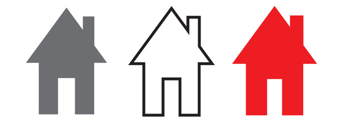 PrintWeb home flat icon for apps and websites