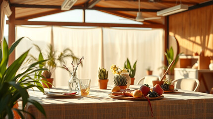 Fototapeta premium interior of a restaurant