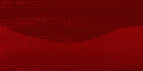 Red diagonal geometric shape with halftone. Modern fiber textured vector eps 10