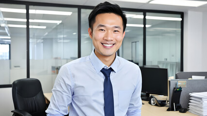 Fototapeta premium portrait of a smiling business man