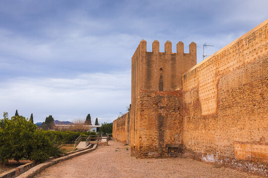 View to the defence walls of Mascarell