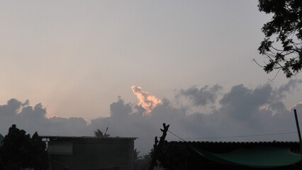 A beautiful, peaceful morning with sunlight streaming in