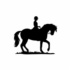 horse rider silhouette