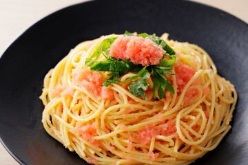 たらこスパゲッティ　Cod roe spaghetti