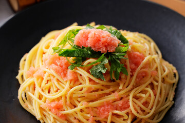 たらこスパゲッティ　Cod roe spaghetti