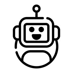Fototapeta premium ai chatbots icon