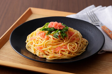たらこスパゲッティ　Cod roe spaghetti