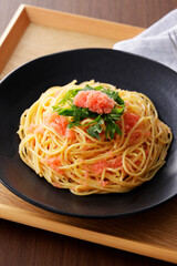 たらこスパゲッティ　Cod roe spaghetti