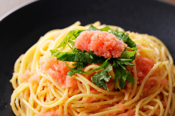 たらこスパゲッティ　Cod roe spaghetti