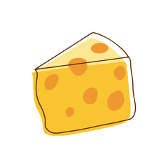 Emmental Cheese Illustration