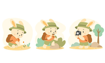 Cute Bunny Explorer on Outdoor Adventure Vol.2