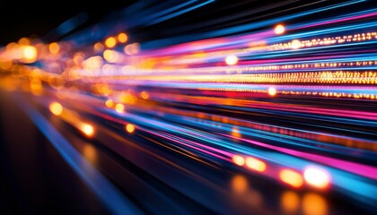 Abstract digital speed streaks