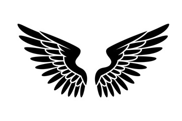 Wings vector angel wings feather wings silhouette