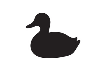 Duck silhouette illustration.03