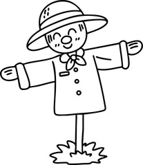 scarecrow farm doodle