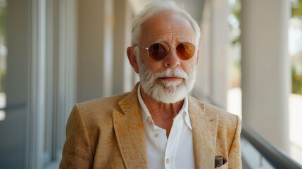 Confident Retired Senior Man