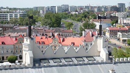 Stare budownictwo, piękne budynki, widok miasta. © tomo81