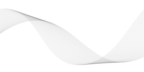 Abstract business wave curve lines background  geometric background of smooth wave blend lines. Vector illustration for banners, posters, covers.