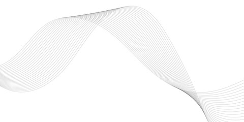 Abstract wave line for banner, wallpaper background with wave design. Vector illustration. Modern design for digital art, web banners, covers