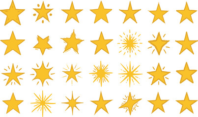 Crayon star shape, hand drawn pencil line doodle pattern. Pastel brush texture, color background. Star figure. Vector chalk line sketch. Sticker icon, sparkle figure.