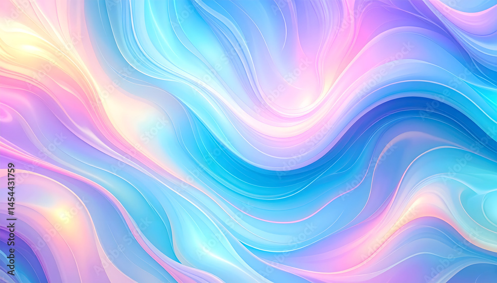 Poster a gradient abstract waving smooth lines background for digital wallpaper a colorful abstract digital
