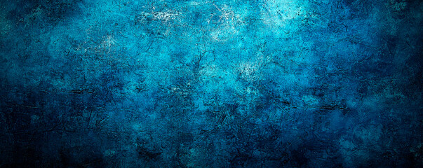 Obraz premium Fondo azul con textura vintage desgastado