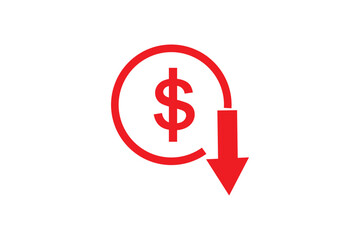 Obraz premium Dollar sign icon