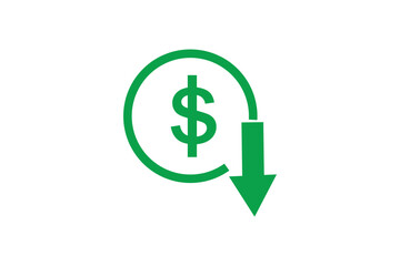 Obraz premium Dollar sign icon