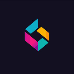 Modern minimalist logo in vector style. Clean design with an emphasis on form, typography and versatility. Suitable for branding, identity and corporate identity.