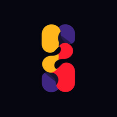 Modern minimalist logo in vector style. Clean design with an emphasis on form, typography and versatility. Suitable for branding, identity and corporate identity.