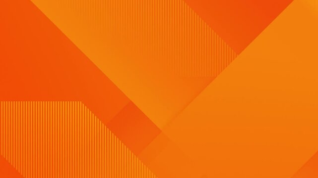 4k yellow orange red elegant abstract dynamic background. Creative animated geometric shapes. Triangles, squares, stripes lines. Color gradient. Light dark flowing shades. Web seamless loop banner BG