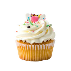 cupcake isolated on white background
