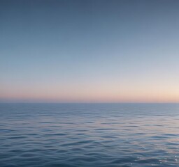 Fototapeta premium Gentle, fading light blue gradient, reminiscent of a calm ocean at dawn , peaceful, marine, design