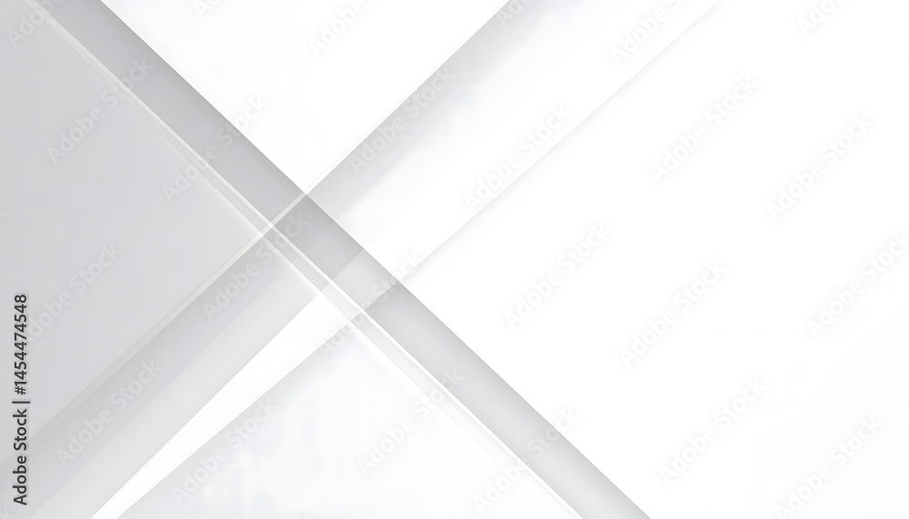 Poster a background of smooth waving lines creating a white space illusion giving a clean and minimalistic 