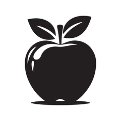 vector illustration of an apple